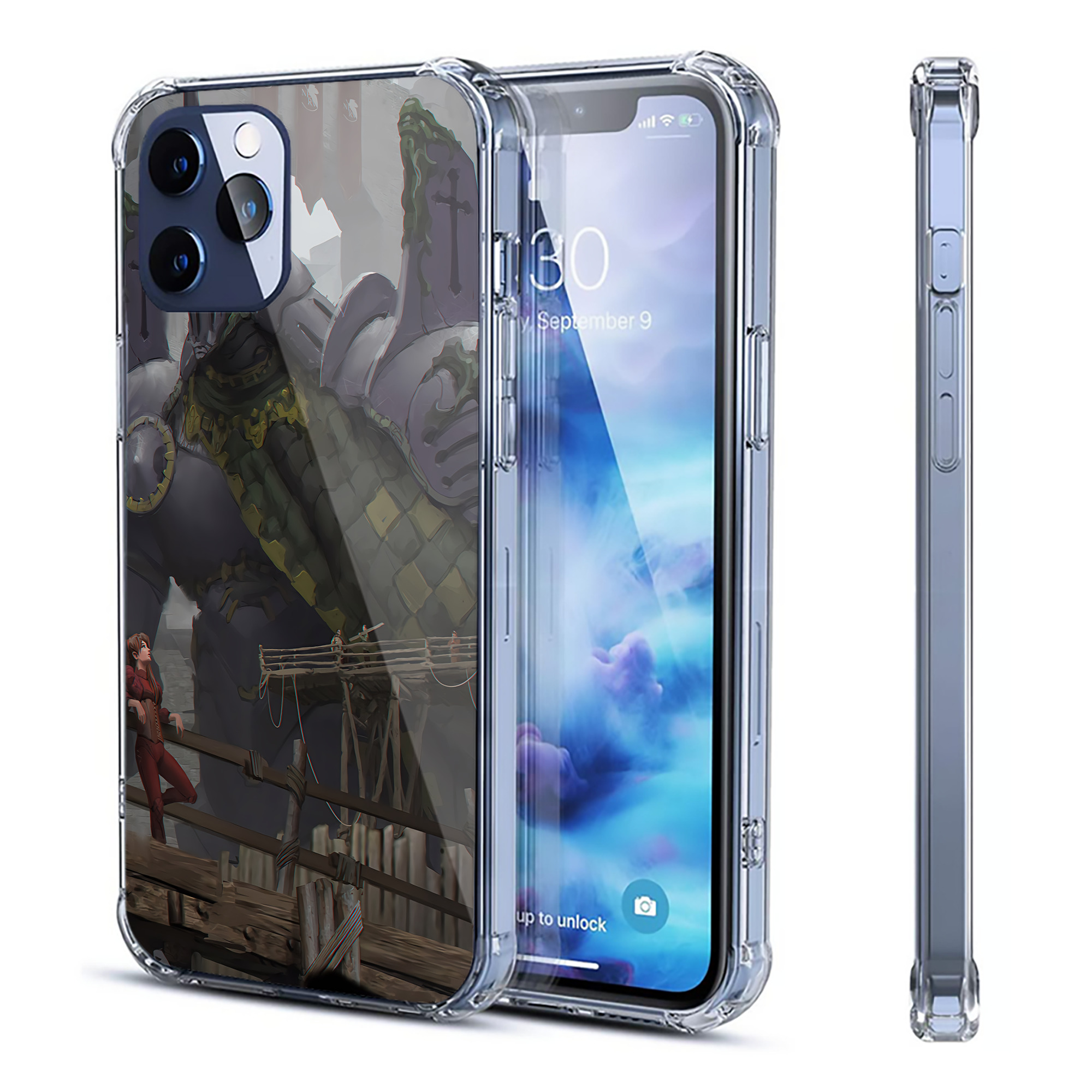 （画像用） EVA 新世紀エヴァンゲリオン 【iPhone 12シリーズ対応】透明スマホケース（クリアソフトケース）